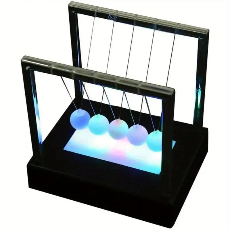 LED Light Up Pendulum Perpetual Fun Science Physics Learning Balance Balls Desk Toys Clearance For Nice