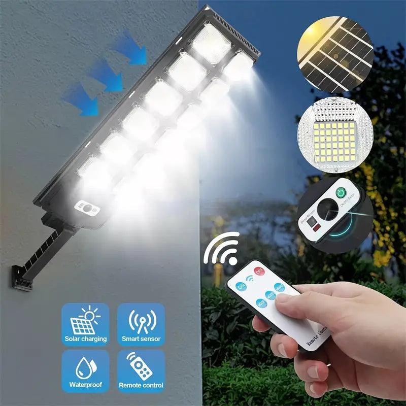 504-LED Ultra-Bright 6500K Solar Motion Sensor Street Light with Remote Control Buy Cheap Manchester Great Sale