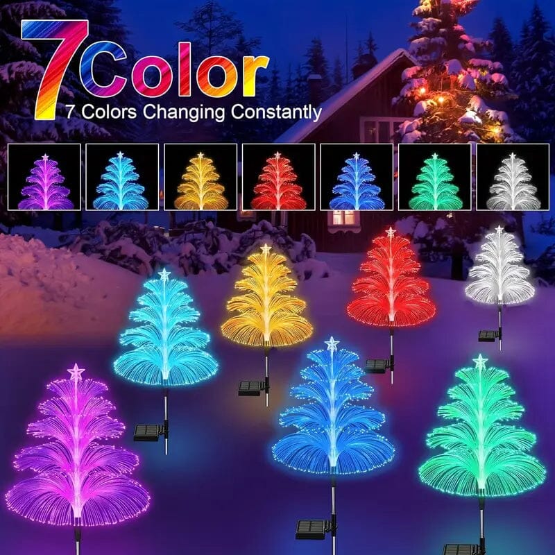 2-Pack: 7 Color-Changing LED Solar Jellyfish Lights Discount Manchester