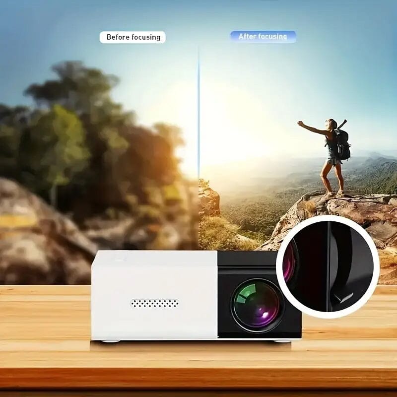 3000+ Lumens HD Mini Projector with Remote Cheap Usa Stockist