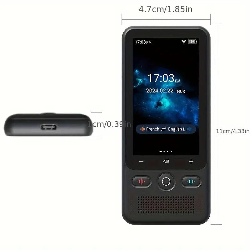 Portable Two-Way Language Translator with 138 Languages & 39 Voices Fashion Style Cheap Online