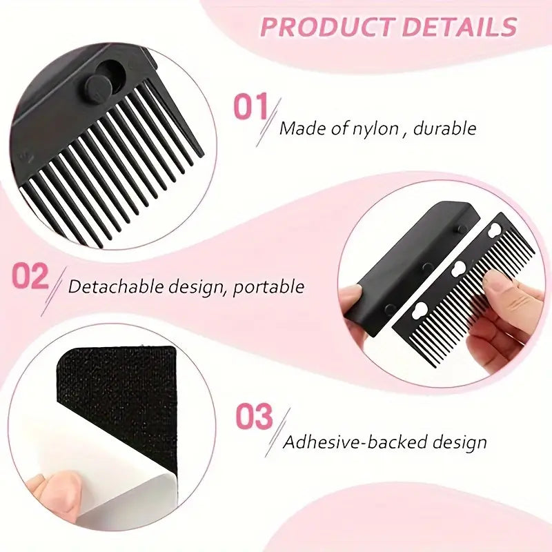 Flat Iron Comb, ABS Plastic Handle Hair Straightener Comb Attachment Cheap Sale Comfortable