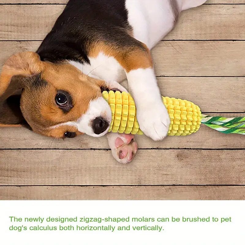 Puppy Dog Teeth Chew Squeaky Interactive Corn Toy Discount Brand New Unisex