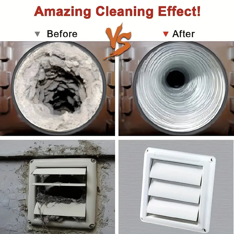 Dryer Vent Cleaning Made Easy with Lint-Cleaner Tool Outlet Reliable