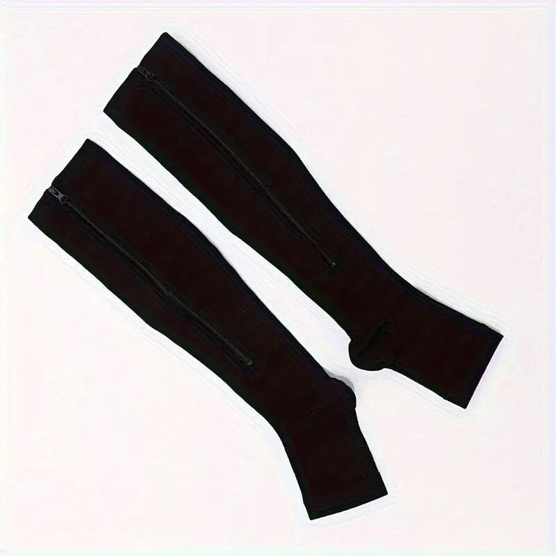 2-Pairs: Women's Open Toe Sports Compression Socks Outlet Store Cheap Pice