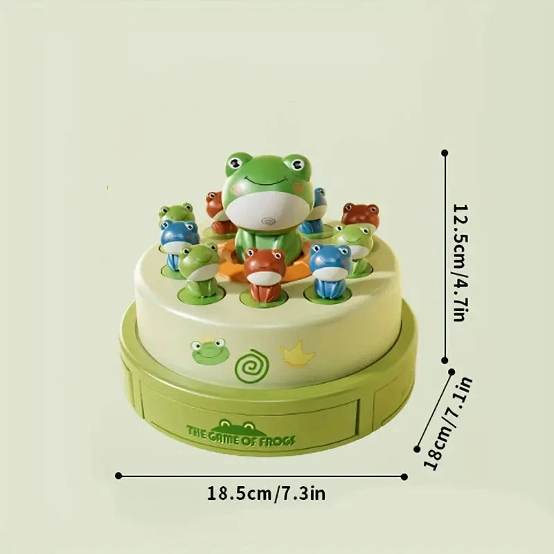 Interactive Electric Bouncing Frog Turntable Toy - Educational Desktop Game for Boys & Girls Sale Cheap Online