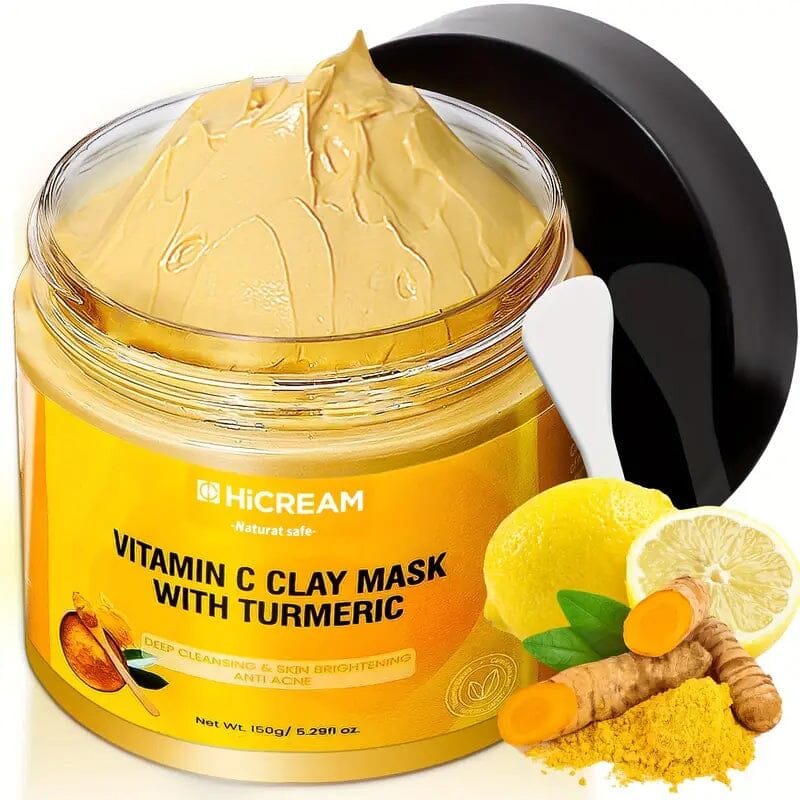 Turmeric Vitamin C Deep Cleaning Clay Facial Mask Discount View