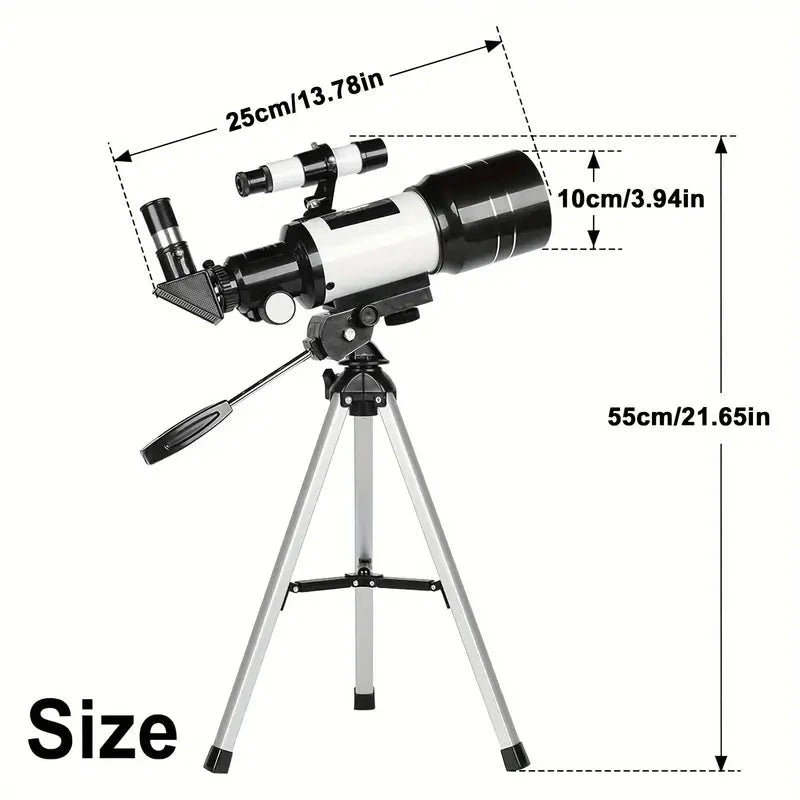 Portable Astronomical 150X Telescope 70mm Aperture Telescope Monocular With Tripod Sale 100% Authentic