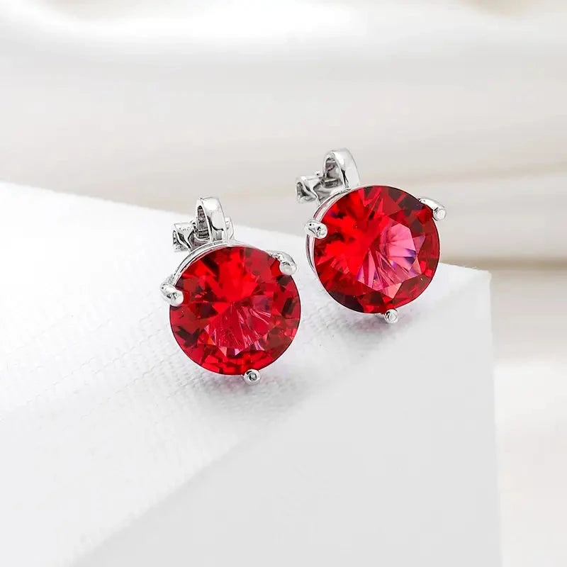 A Pair Of Unique And Stylish Zirconia Clip-on Earrings For Ladies Shop For Cheap Pice