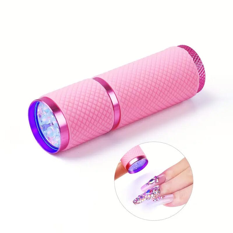 Portable Mini Flashlight Nail Lamp with 9 Lamp Beads Cheap Sale Visit