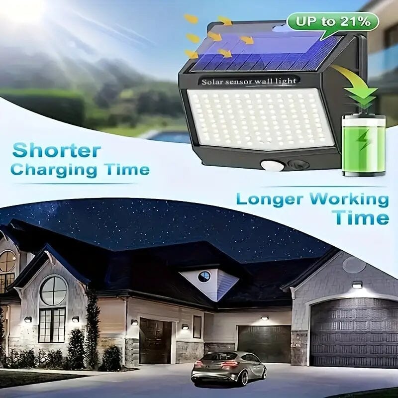 118 LED Ultra-Bright Solar Security Outdoor Lights Cheap Sale Fashionable