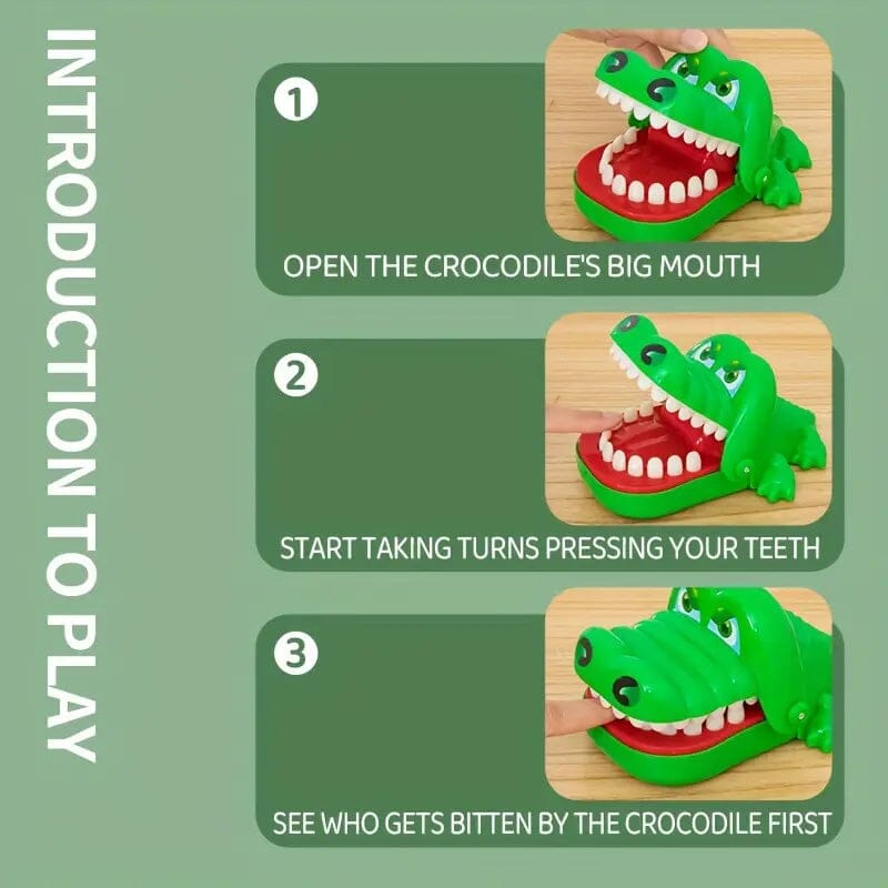 Interactive Crocodile Finger Biting Toy Classic For Sale