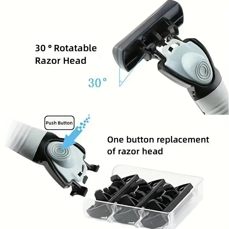 2-Pack: Stainless Steel Shaver with 18 Replacement Razor Blades Outlet Get To Buy