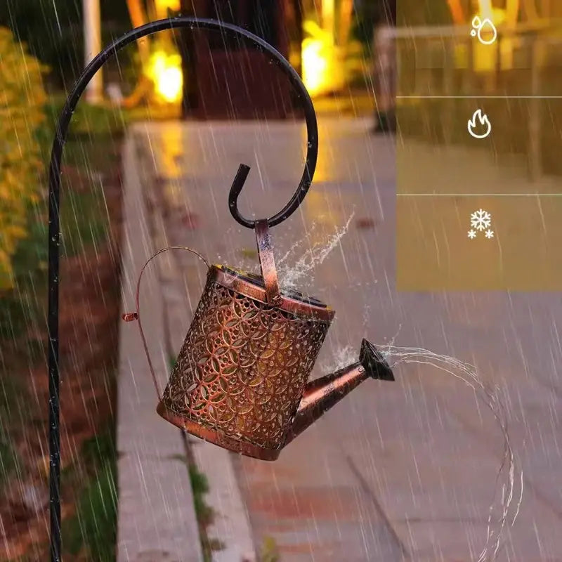 Watering Can Solar Garden Lights - Copper, Solar Powered Sale Shop