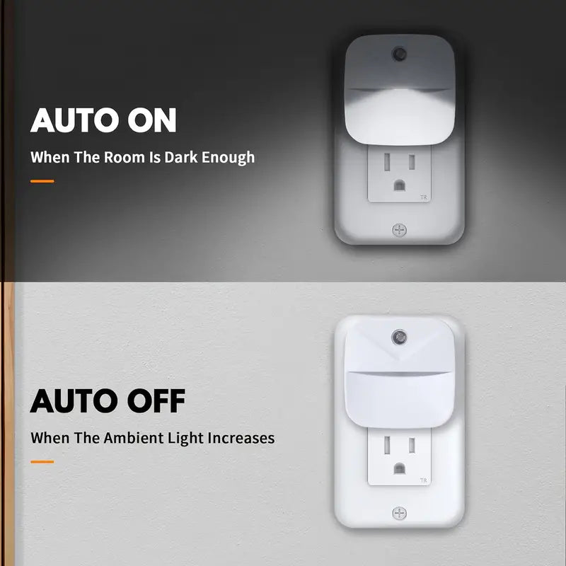 2-Pack: LED Night Light, Night Lights Plug Into Wall With Dusk-to-Dawn Sensors High Quality For Sale