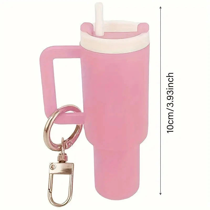 Mini Water Bottle Keychain - Street Style, Plastic Material Browse For Sale