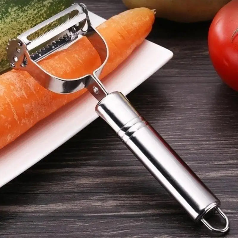 Premium Stainless Steel Vegetable Grater & Peeler Professional