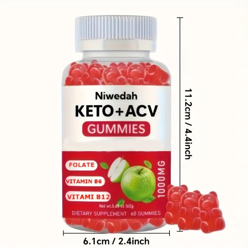 1000mg Keto+ACV Niwedah Apple Cider Vinegar Gummies Perfect For Sale