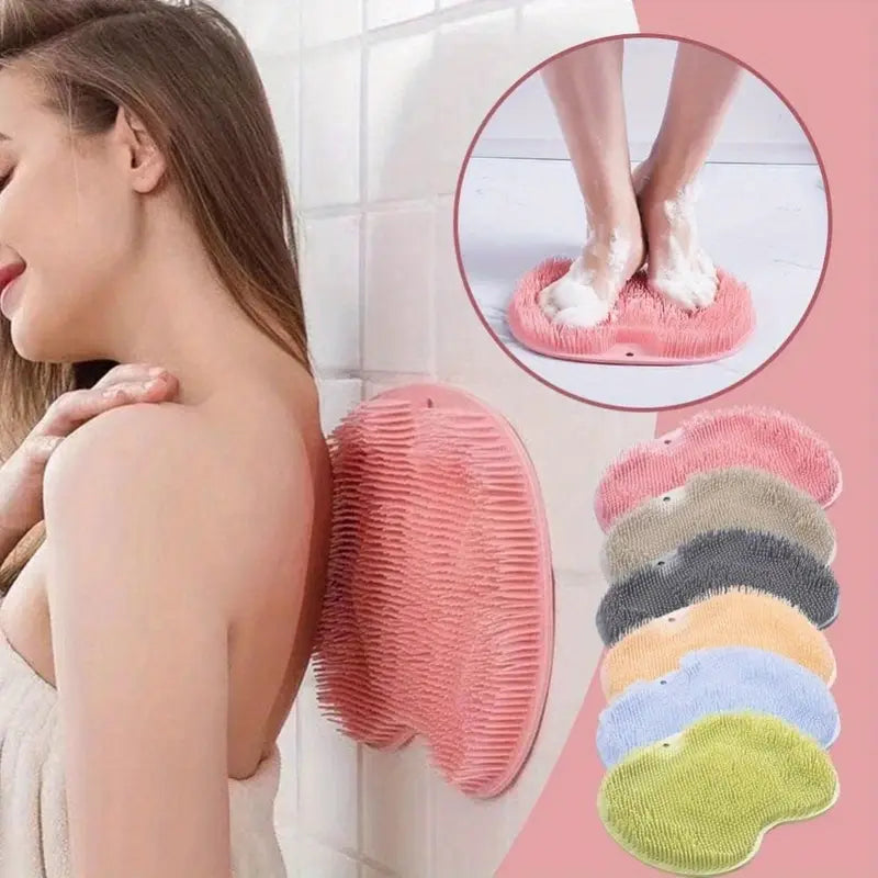 2-Pack: Non-Slip Foot & Back Scrubber with Exfoliating Cushion Explore Cheap Pice