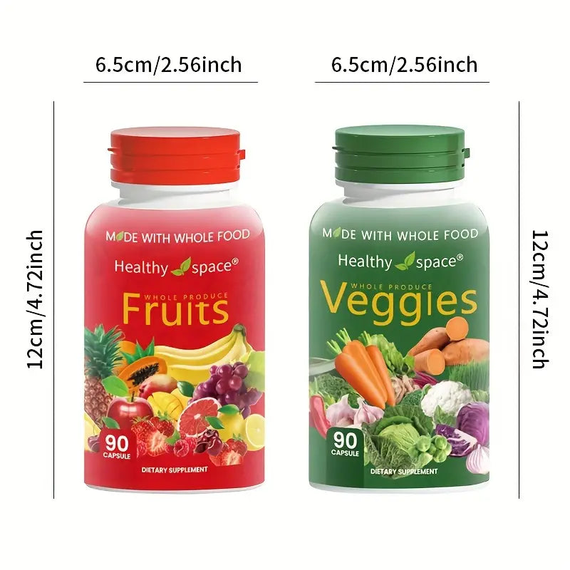 2-Pack: Balance Of Nature Fruit & Vegetables Food Supplement Finishline