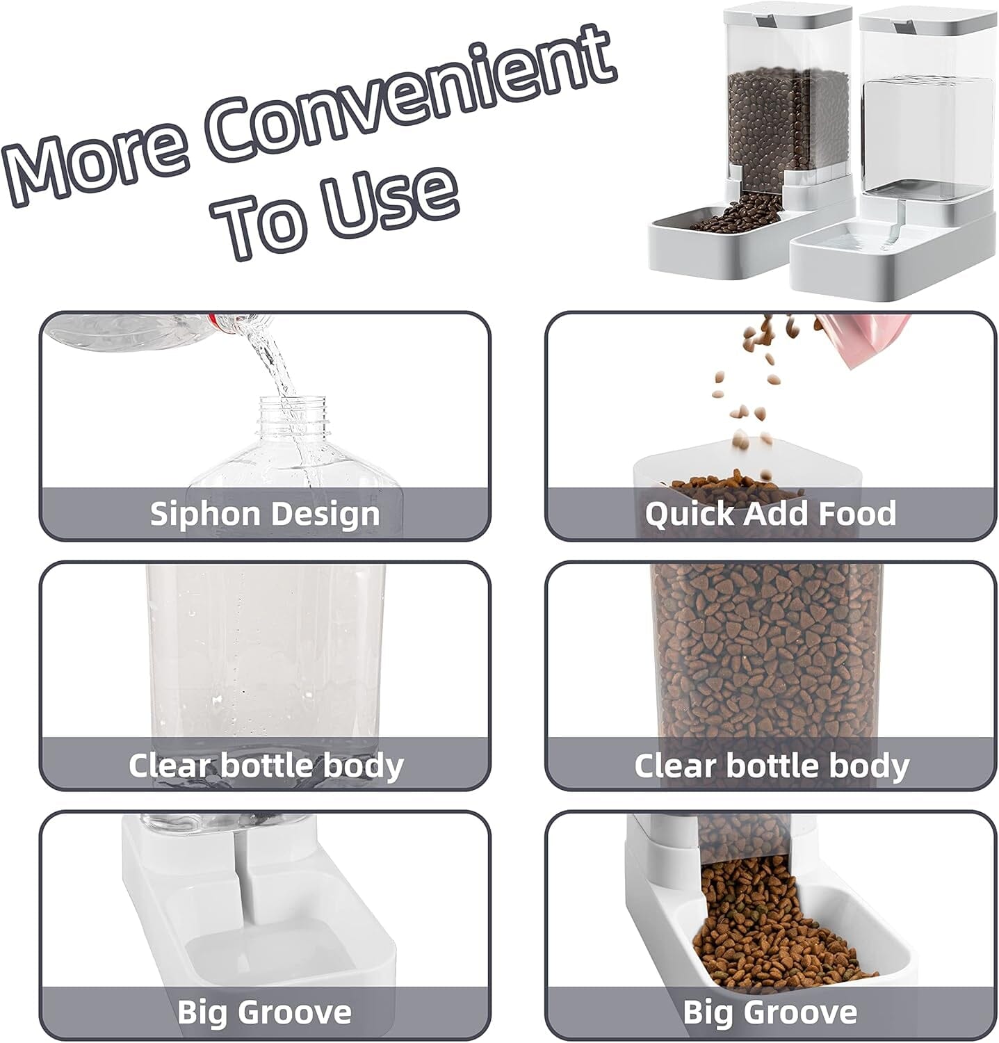 Automatic Cat Feeder and Water Dispenser Set Wide Range Of Sale Online