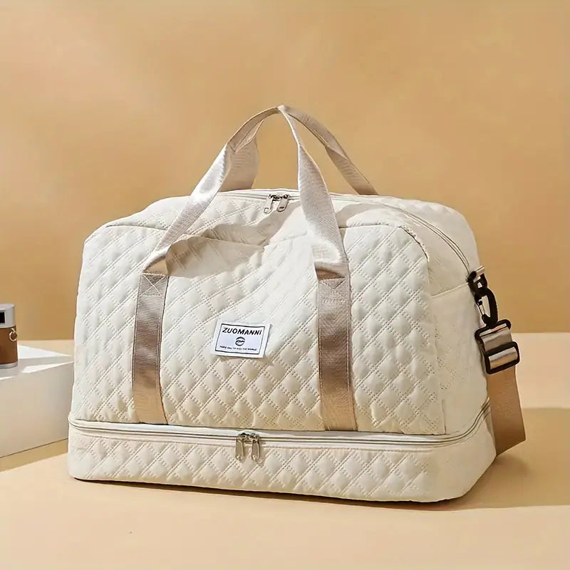Luxury Large Capacity Duffel Bag – Versatile Shoulder & Crossbody Tote With Dual Side Pockets Free Shipping Best Place