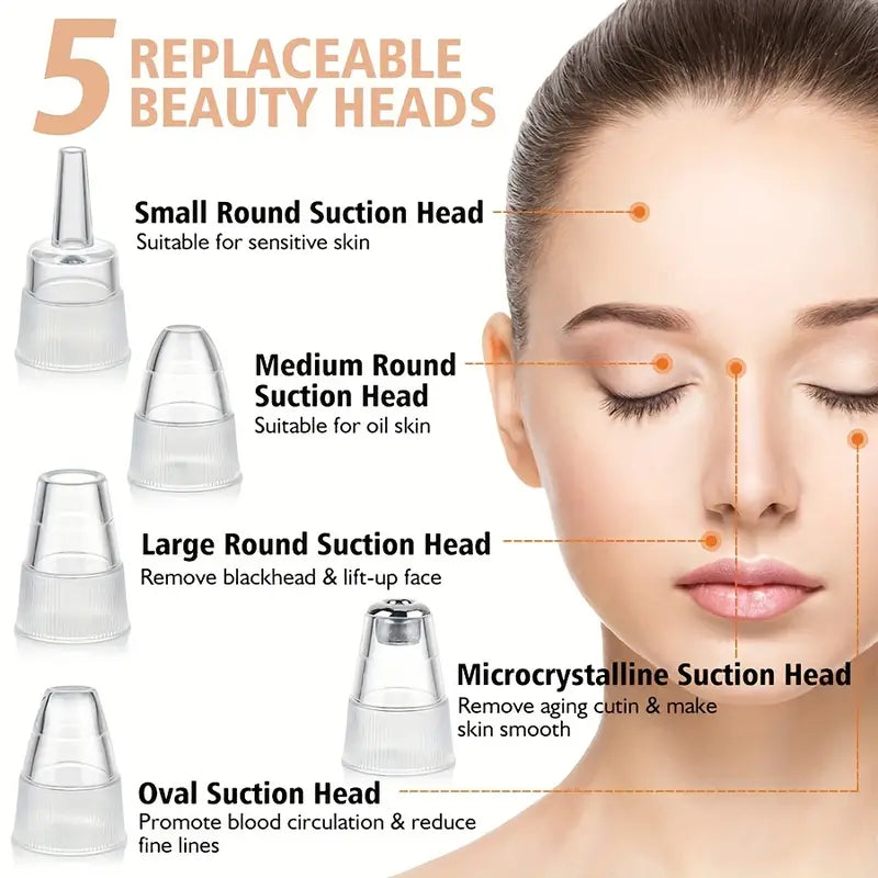 5-Suction Blackhead Removal Face Pore Cleaner 2025 Newest Sale Online