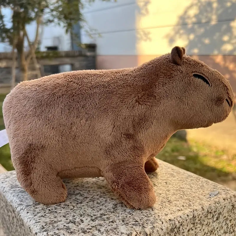 8.8 Inch Simulation Capybara Plush Toy, Lifelike Cute Stuffed Animal 2025 New