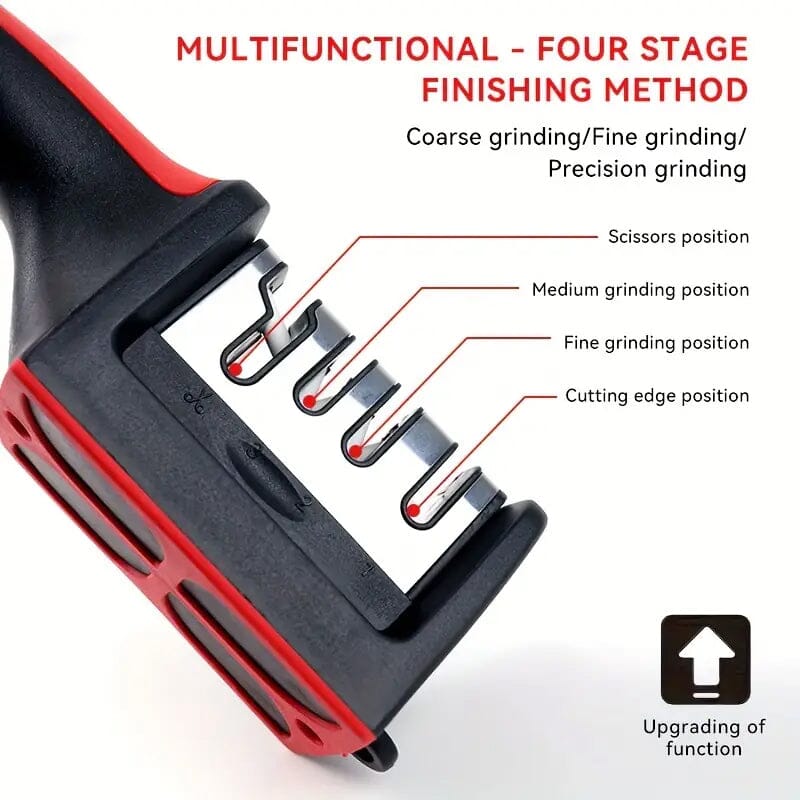 4 Stages Professional Kitchen Knife Sharpener Tool Official For Sale