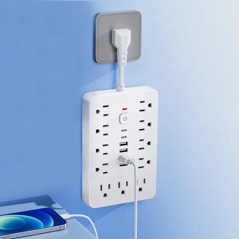 17-in-1 Power Strip with Overload Protection Free Shipping Low Pice