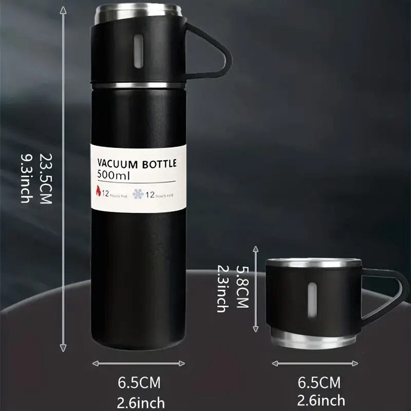 Insulated Stainless Steel Vacuum Flask Set With Credit Card Online