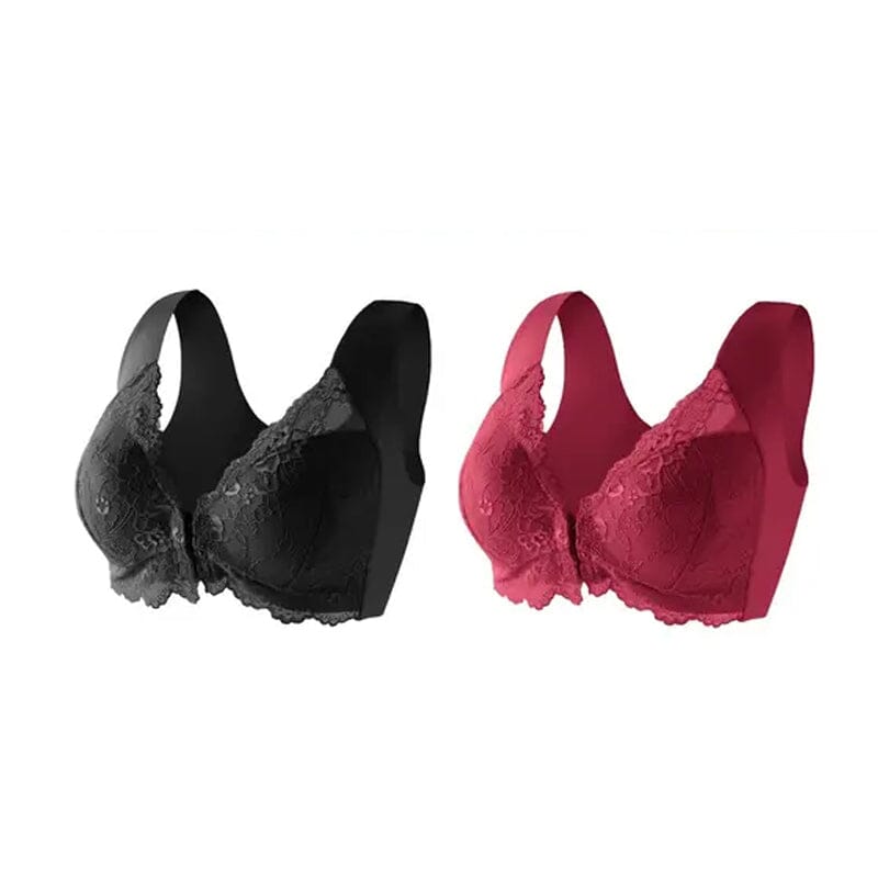 2-Pack: Women's Front Closure Bras Discount Free Shipping