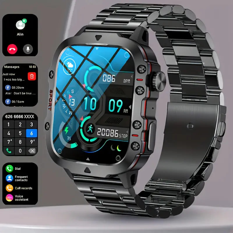 Wireless Talk Fitness AI Voice Outdoor 100+ Sports Mode Outdoor Smart Watch Free Shipping Cheap Online