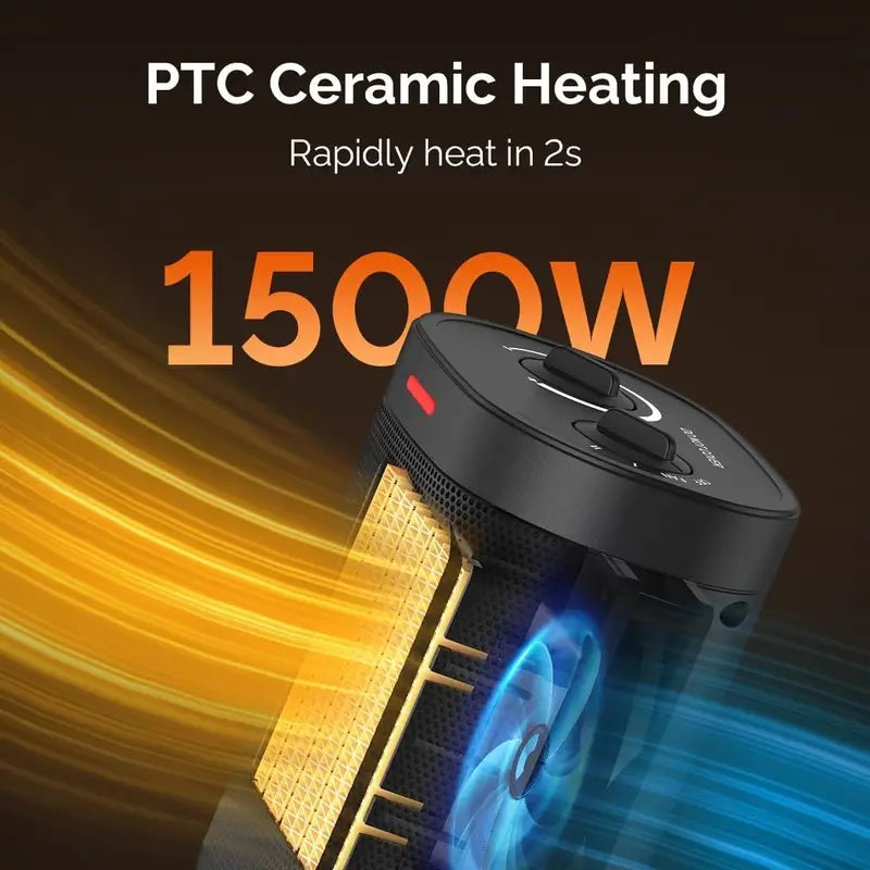 Portable 1500W/900W PTC Ceramic Space Heater Ost Release Dates