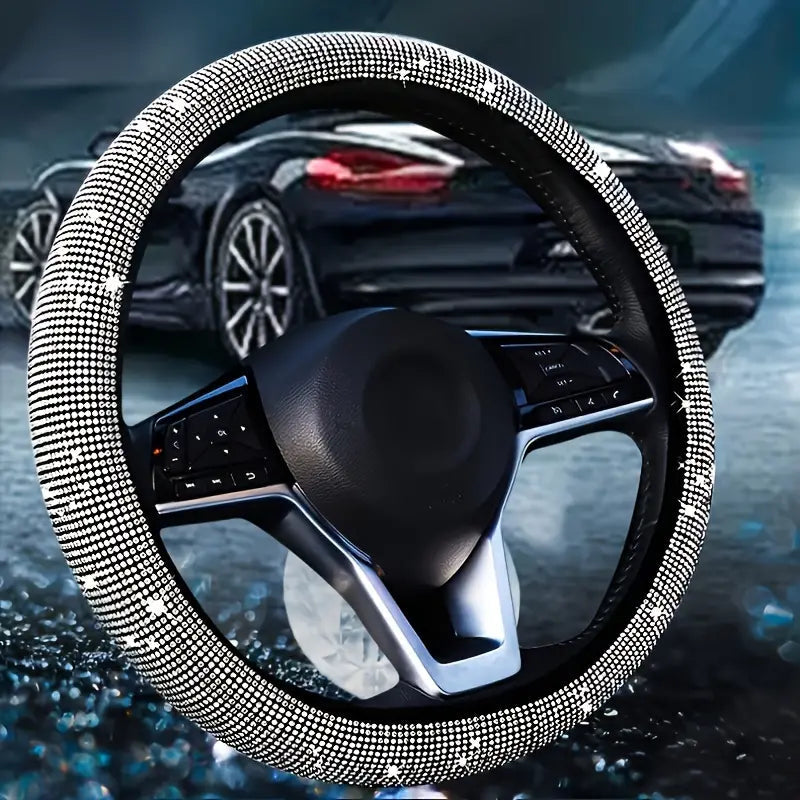 Sparkling Diamond Steering Wheel Cover Discount Store