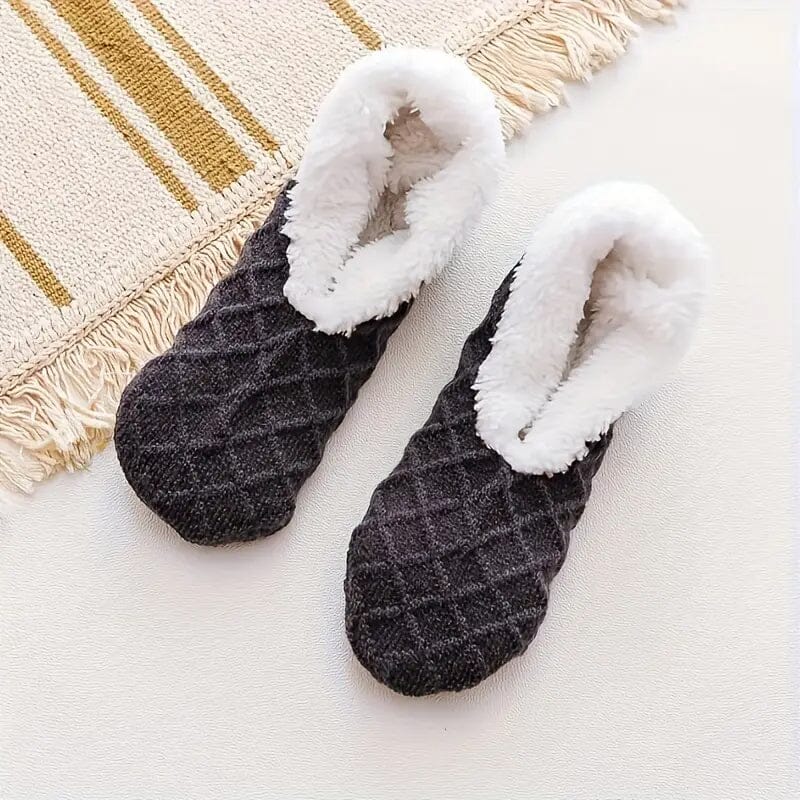 Women's Autumn Winter Plush Lined Indoor Low Cut Socks Online Cheap Quality