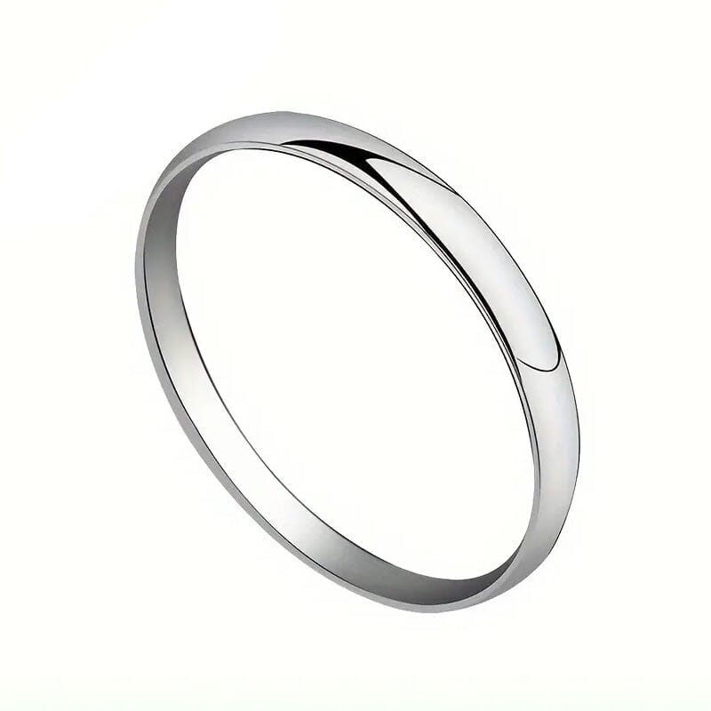 Elegant and Charming S925 Silver Wedding Band Ring Cheap New Styles