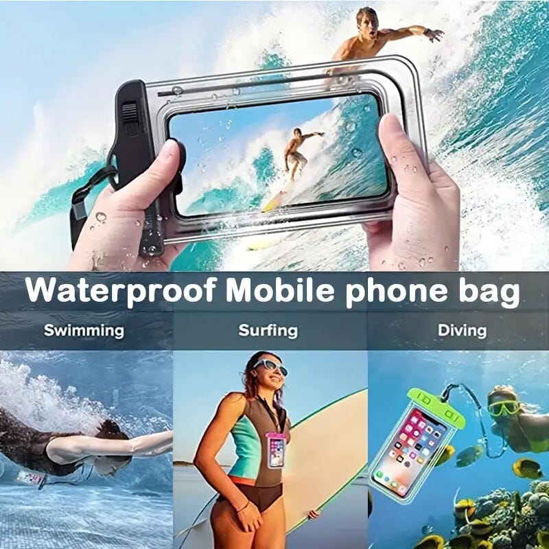 Transparent Luminous Phone Dry Bag Cheap Visa Payment