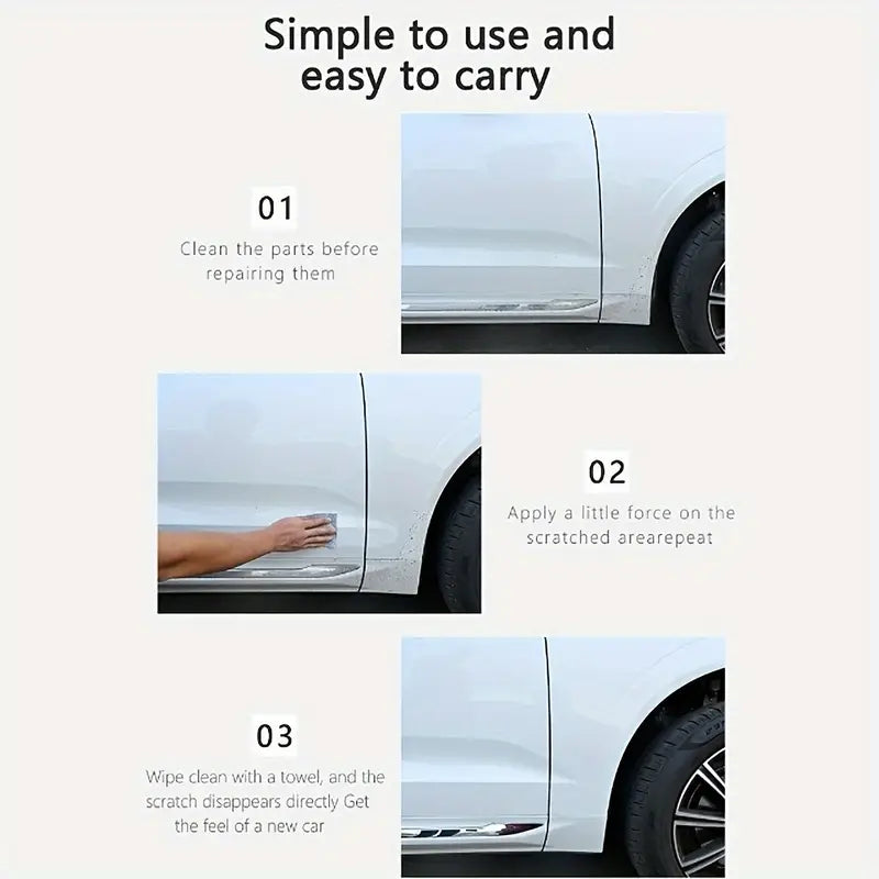 3-Pieces: Visnfa Nano Scratch Repair Cloth Low Cost Sale Online