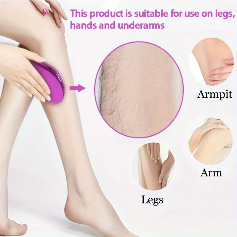 Hot Crystal Physical Hair Removal Eraser Glass Hair Remover Painless Epilator Buy Cheap Perfect