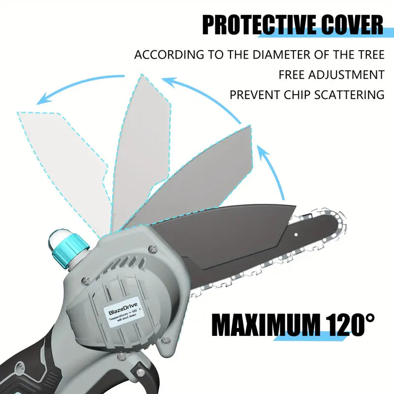 21V 4-6 Inch Cordless Chainsaw Kit with Built-in Lubrication, Battery and Charger Pices For Sale