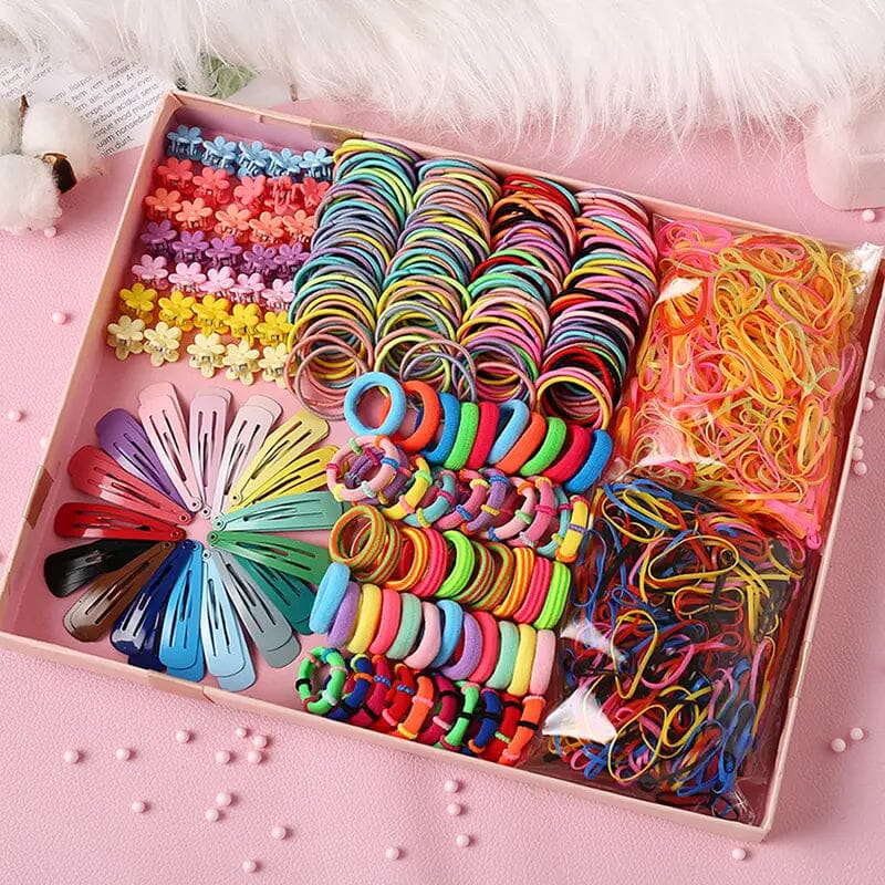 1000-Piece Set: Colorful Hair Ties Set Hair Scrunchies for Women Free Shipping New Styles