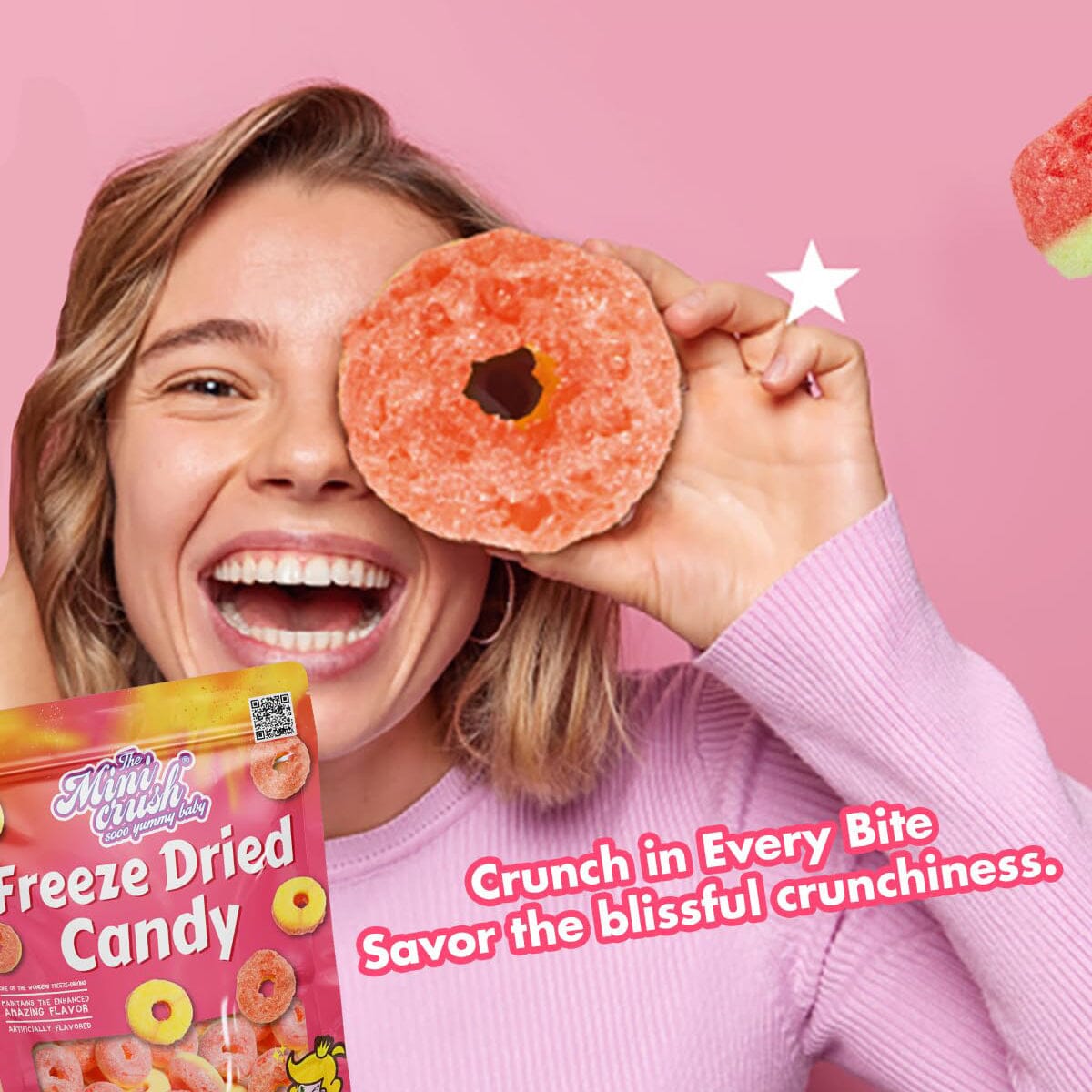 5-Pack: Freeze Dried Crunch Candy Variety Flavor Sale Online Cheap