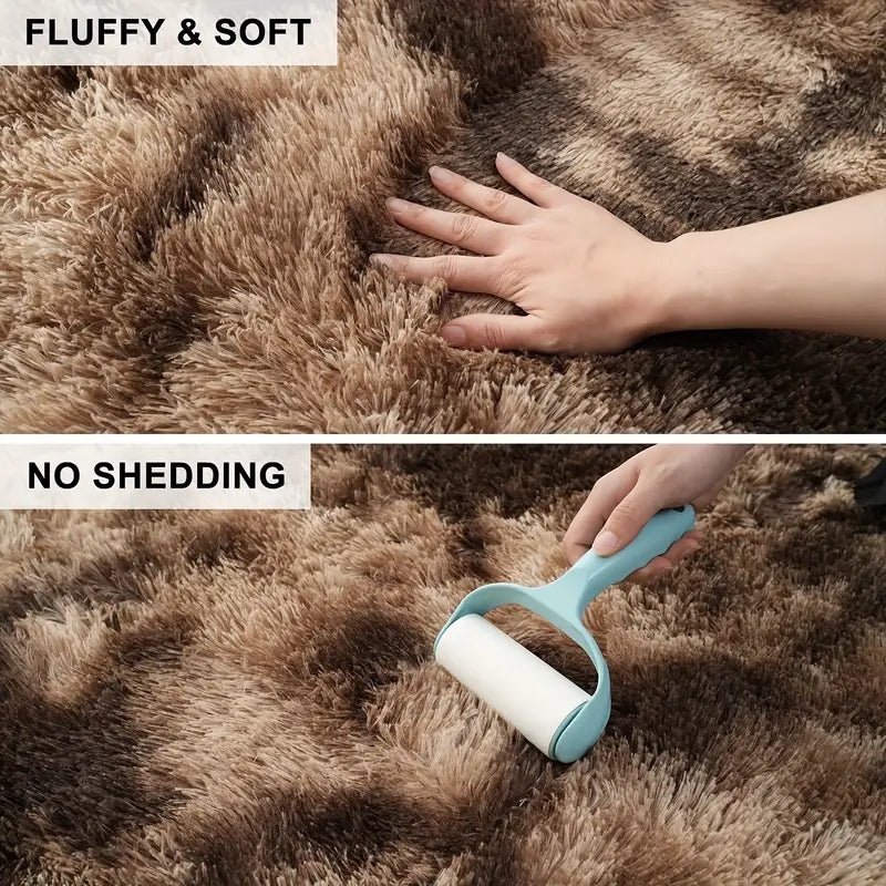 Luxurious Velvet Rectangular Shaggy Plush Carpet Rug Latest Collections Sale Online