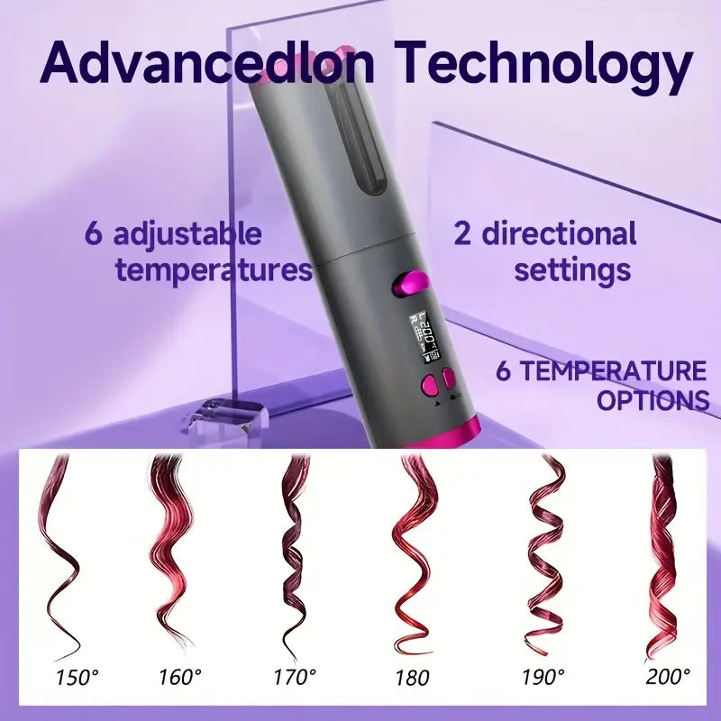 Automatic Curling Iron for Full-bodied Hair with 5 Temperature Settings Reliable For Sale