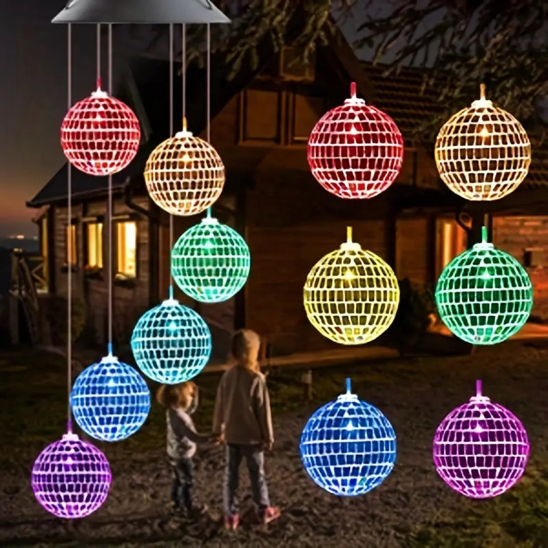 Solar Wind Chimes Light - Mobile Hanging LED Light, Color Changing Wind Chime Sale Amazon