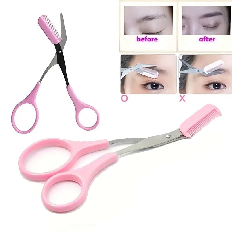 Eyebrow Trimmer Scissor with Comb Shop Offer