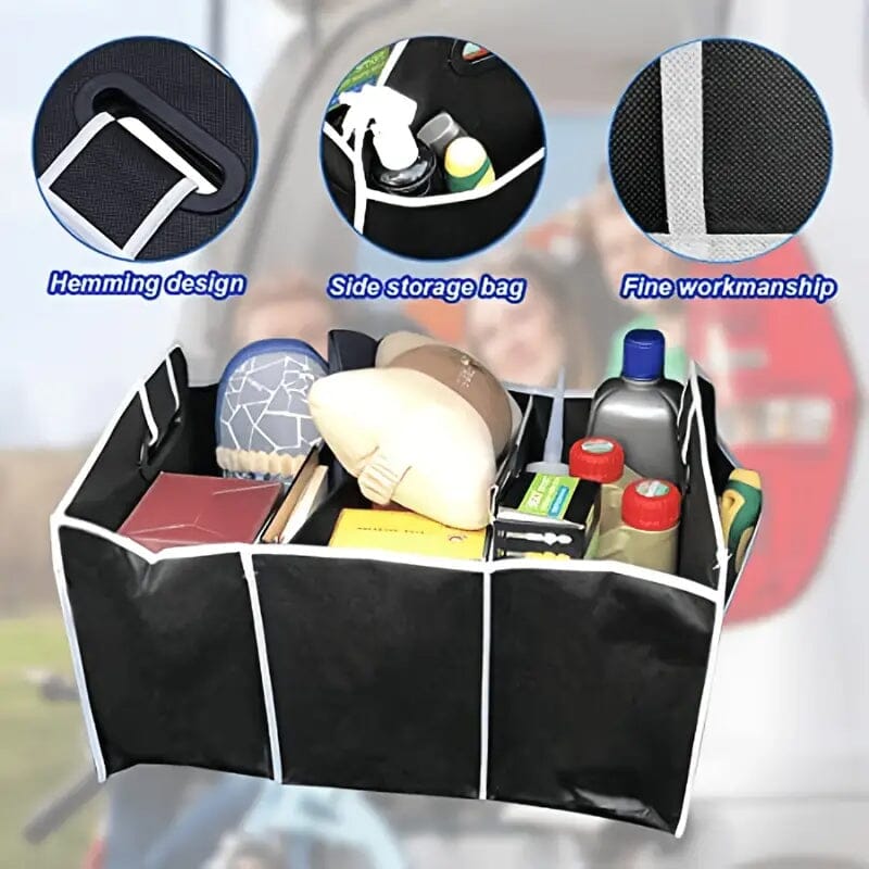 Foldable Canvas Car Trunk Organizer Free Shipping Shop