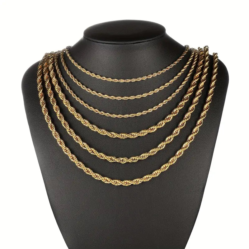 10K Solid Gold Rope Chain Visit New