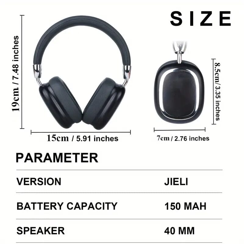 40-Hour Long-Lasting Wireless Noise-Cancelling Headphones Grey Outlet Store Online